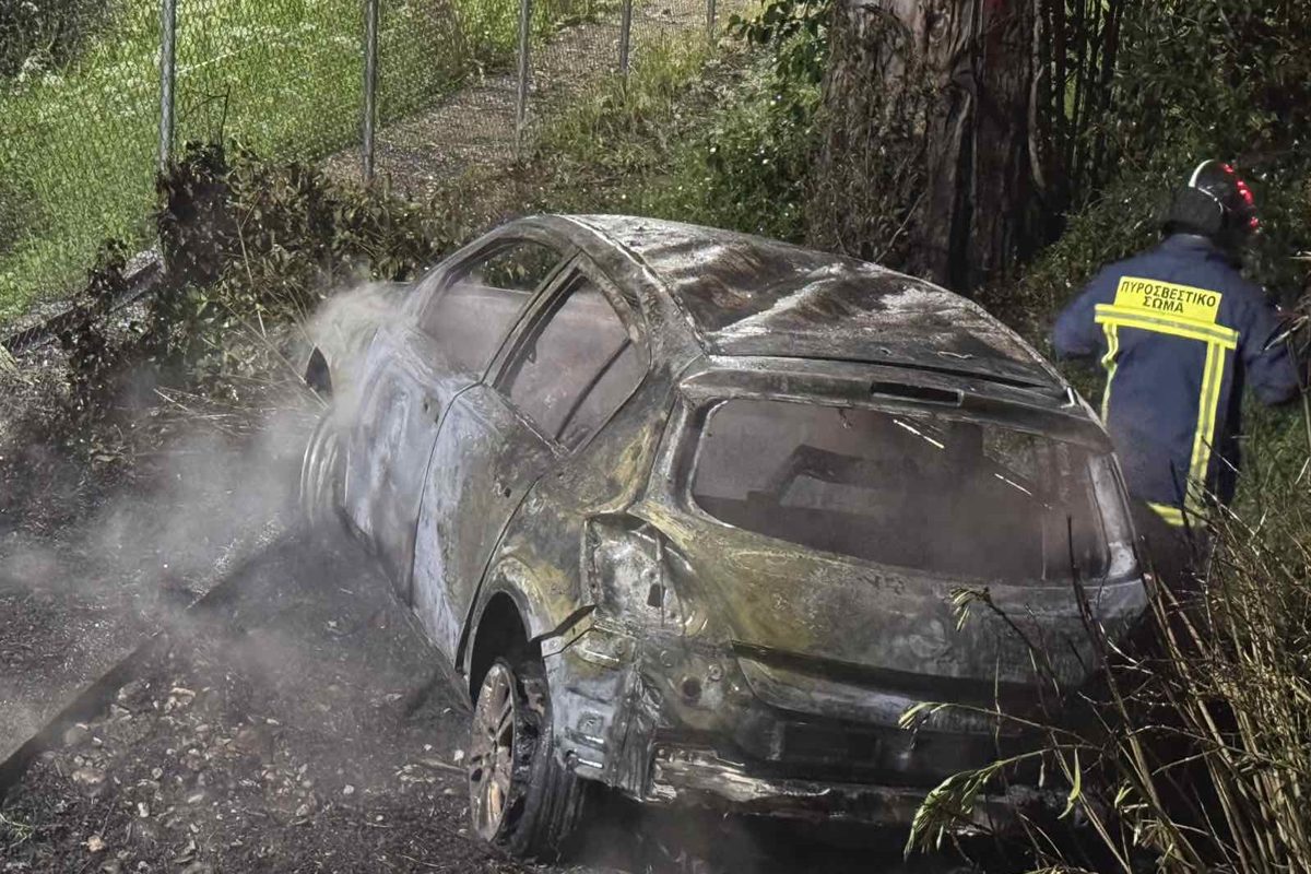 Το αυτοκίνητο έγινε στάχτη μπροστά στα μάτια όλων – Το τροχαίο που πάγωσε την Αιτωλοακαρνανία! - NewsPoint.gr