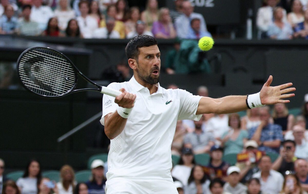 Απίστευτη κυριαρχία Τζόκοβιτς στο Wimbledon – Ο Τσιτσιπάς «λύγισε» ανήμπορος στον 2ο γύρο! 1 Απίστευτη κυριαρχία Τζόκοβιτς στο Wimbledon – Ο Τσιτσιπάς «λύγισε» ανήμπορος στον 2ο γύρο! - NewsPoint.gr